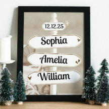 Chá de fraldas Wall Art