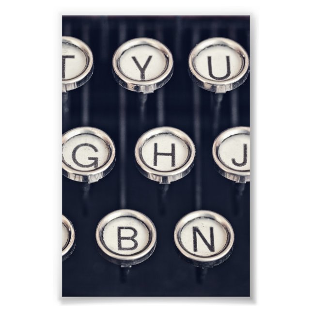 Foto Chaves de Máquina de Digitalização Vintage (Frente)