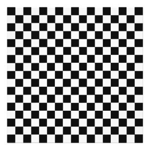 Foto Checkerboard preto e branco clássico por STaylor