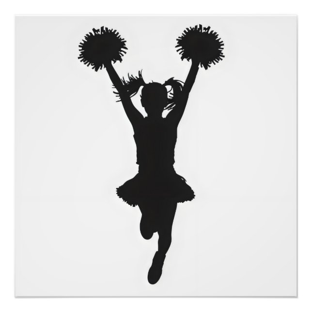 Foto Cheerleader Silhouette Girl (Frente)