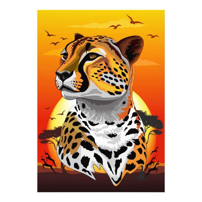 Foto Cheetah African Feline Wild Animal (Frente)