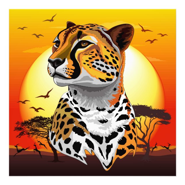 Foto Cheetah African Feline Wild Animal (Frente)