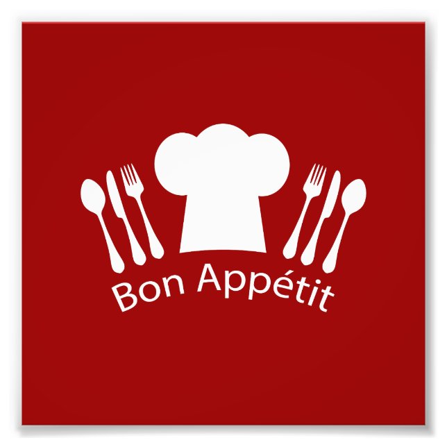 Foto Chefs Hat e Silverware, restaurantes franceses (Frente)