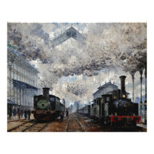 Chegada do comboio normando