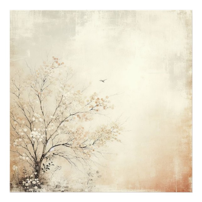 Foto Cherrie Tree Old Photo Graphic Design (Frente)