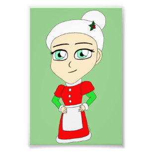 Foto chibi sra. claus