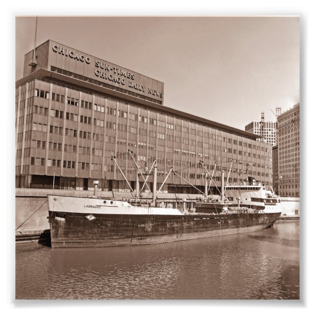Foto Chicago Sun Times Bldg Excelente Lagos 1967 (Frente)