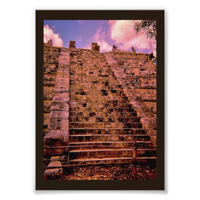 Foto Chichen Itza Staircase (Frente)