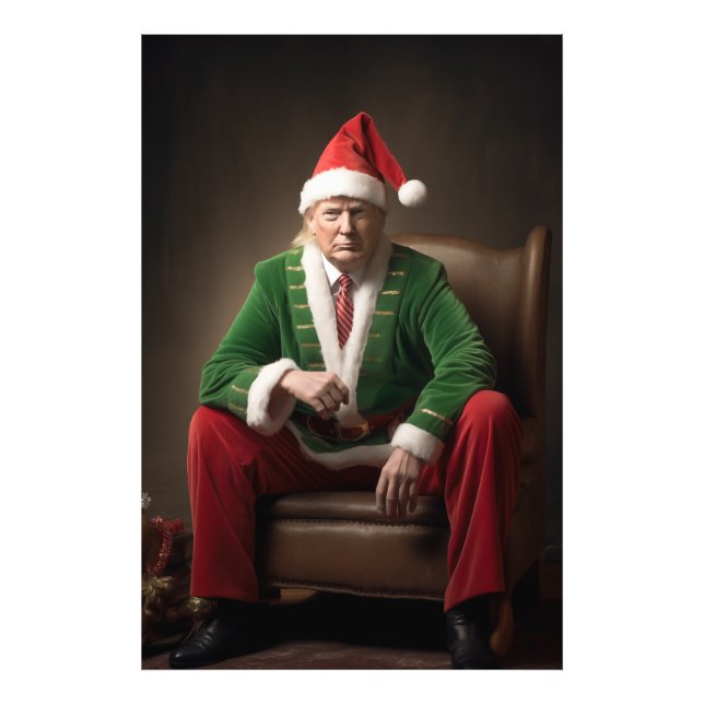 Foto Christmas Elf Donald Trump (Frente)