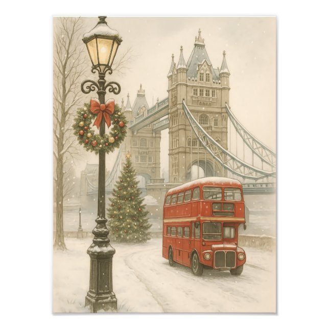 Foto Christmas in London Gift for Traveler | Holiday (Frente)