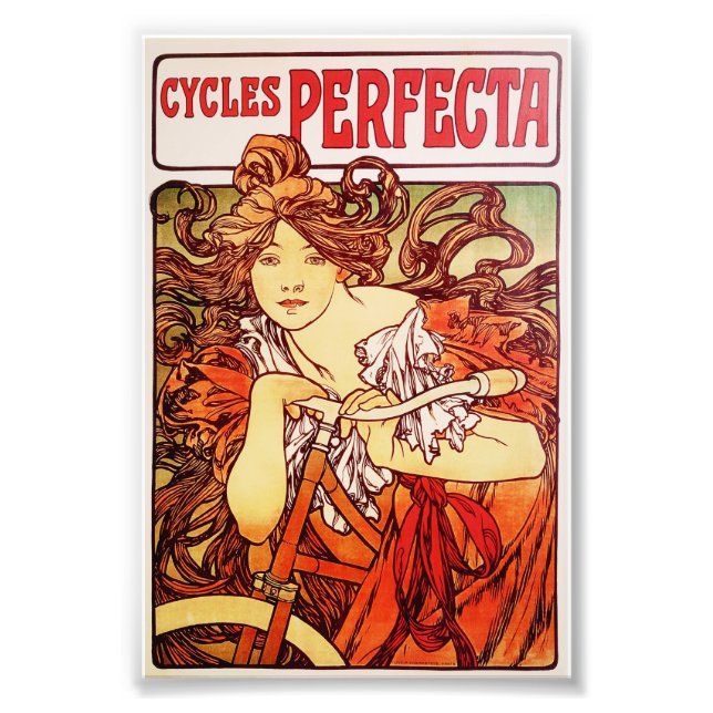 Foto Ciclos Perfecta de Alphonse Mucha (Frente)