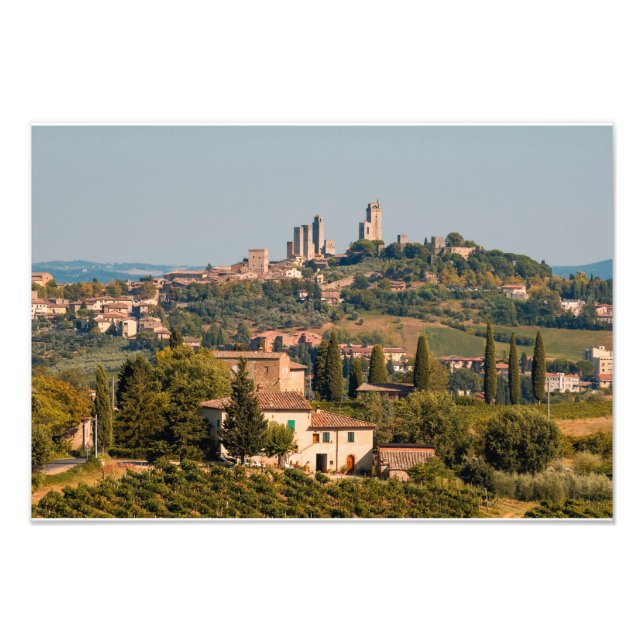 Foto Cidade de San Gimignano, Toscana, Itália (Frente)