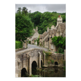 Foto Cidade dos Costwolds, impressão do Castelo Combe