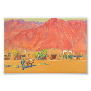 Foto Cidade e Cliff por Maynard Dixon