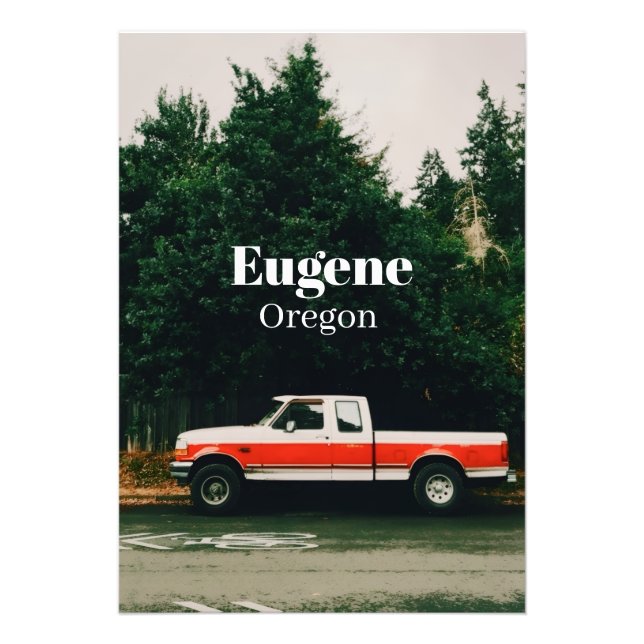 Foto Cidade universitária de Eugene - Oregon (Frente)