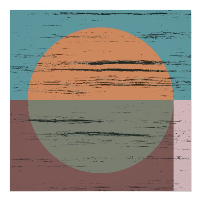 Foto Círculo Laranja E Verde (Frente)