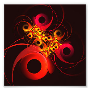 Foto Círculos Coloridos Padrão Moderno de Arte Abstrato