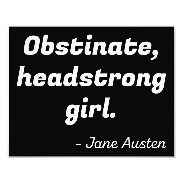 Foto Citação de Orgulho e Preconceito II (Frente)