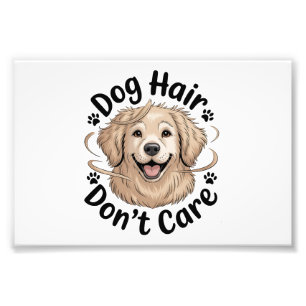 Foto Citação engraçada de Cabelo de Cachorro Retriever