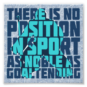 Foto Citações nobres do Goalie do hóquei