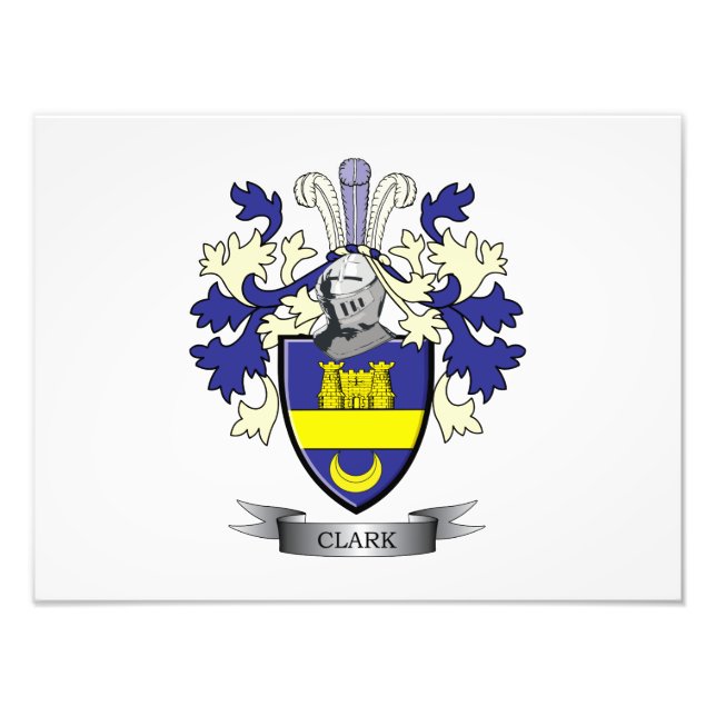 Foto Clark Family Crest Casaco de Armas (Frente)