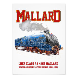 Foto Classe A4 Mallard - Locomotiva a Vapor Mais Rápida