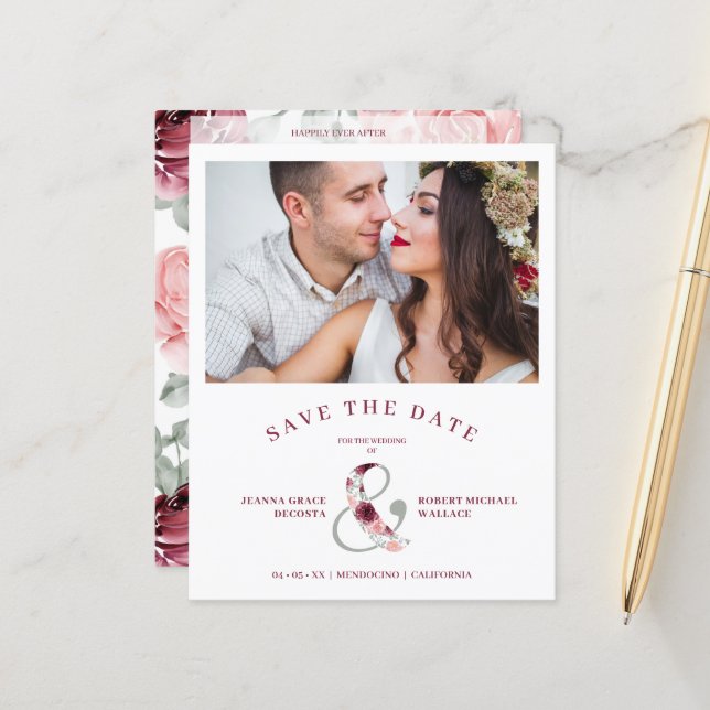 Foto Clássica Romântica Moderna em forma de tons d (Frente/Verso In Situ)