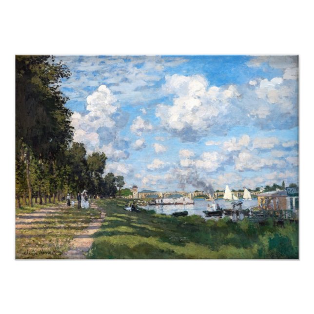 Foto Claude Monet - A Bacia do Argenteuil (Frente)