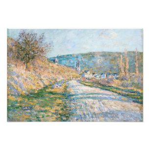 Foto Claude Monet - a estrada a Vétheuil