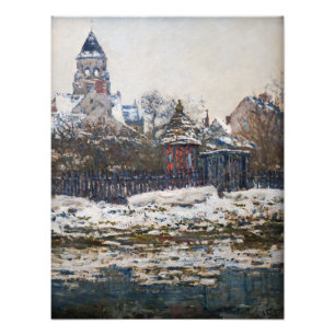Foto Claude Monet - A Igreja em Vetheuil