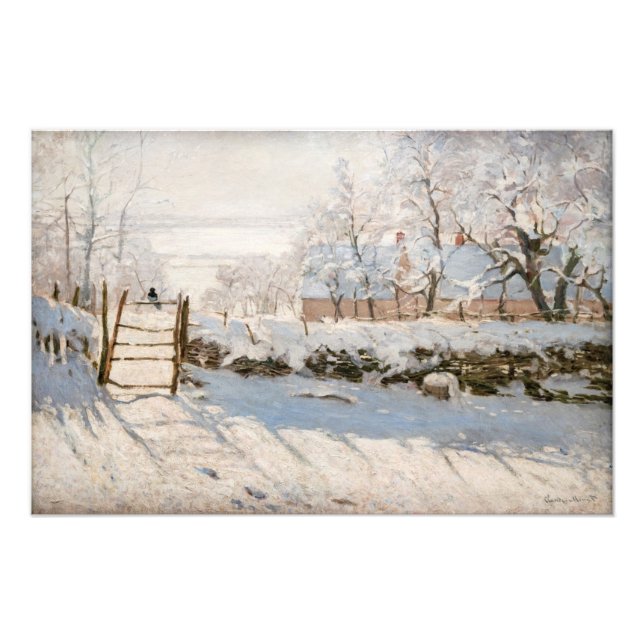 Foto Claude Monet - A Pega (Frente)