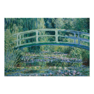 Foto Claude Monet - A ponte sobre a água e o Japão