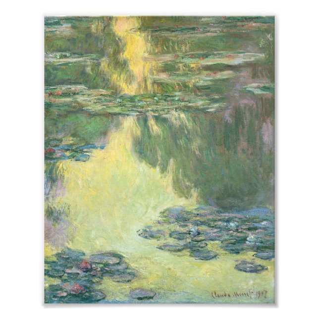 Foto Claude Monet Água Lírios Impressionista (Frente)