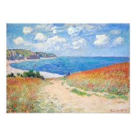 Foto Claude Monet - Caminho dos Campos de Trigo em Pour
