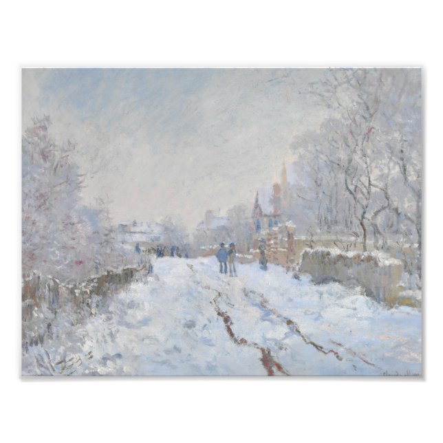 Foto Claude Monet - Cena de Neve na Argentina (Frente)
