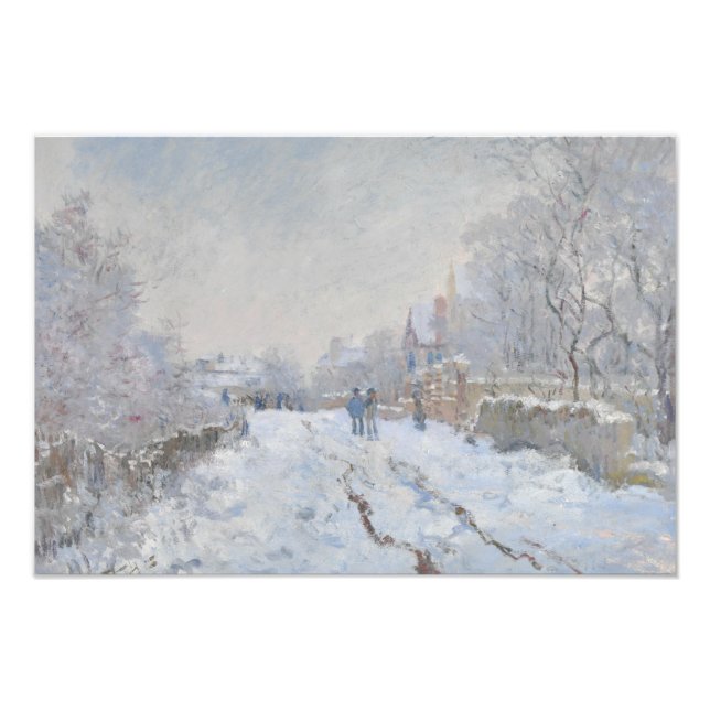 Foto Claude Monet - Cena de Neve na Argentina (Frente)