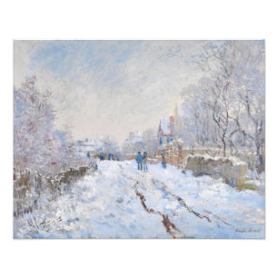 Foto Claude Monet - Cena de Neve na Argentina