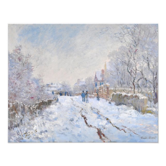 Foto Claude Monet - Cena de Neve na Argentina (Frente)