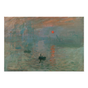 Foto Claude Monet - Impressão, Assalto do Sol