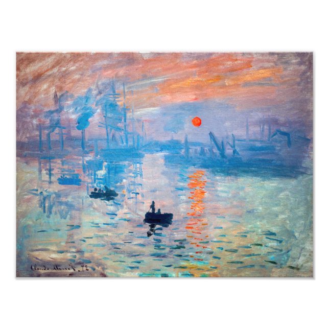 Foto Claude Monet - Impressão, Nascer do Sol (Frente)