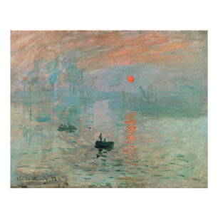 Foto Claude Monet - Impressionismo, Nascer do Sol,