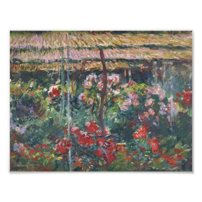 Foto Claude Monet - Jardim de Peony (Frente)