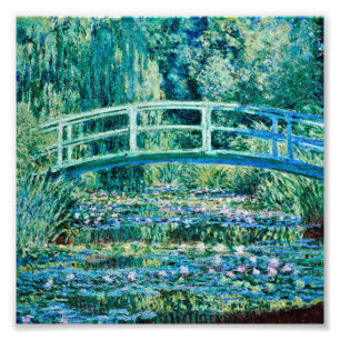 Foto Claude Monet - Lírios De Água E Ponte Japonesa