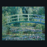 Foto Claude Monet - Lírios de Água e Ponte Japonesa<br><div class="desc">Water Lily e Ponte Japonesa por Claude Monet, 1899. Claude Monet foi fundador da pintura Impressionista Francesa, e o mais consistente e prolífico praticante da filosofia do movimento de expressar as percepções diante da natureza, especialmente quando aplicada à pintura paisagística ao ar livre. O termo "impressionismo" deriva do título de...</div>