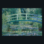 Foto Claude Monet - Lírios de Água e Ponte Japonesa<br><div class="desc">Water Lily e Ponte Japonesa por Claude Monet, 1899. Claude Monet foi fundador da pintura Impressionista Francesa, e o mais consistente e prolífico praticante da filosofia do movimento de expressar as percepções diante da natureza, especialmente quando aplicada à pintura paisagística ao ar livre. O termo "impressionismo" deriva do título de...</div>