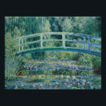 Foto Claude Monet - Lírios de Água e Ponte Japonesa<br><div class="desc">Water Lily e Ponte Japonesa por Claude Monet, 1899. Claude Monet foi fundador da pintura Impressionista Francesa, e o mais consistente e prolífico praticante da filosofia do movimento de expressar as percepções diante da natureza, especialmente quando aplicada à pintura paisagística ao ar livre. O termo "impressionismo" deriva do título de...</div>