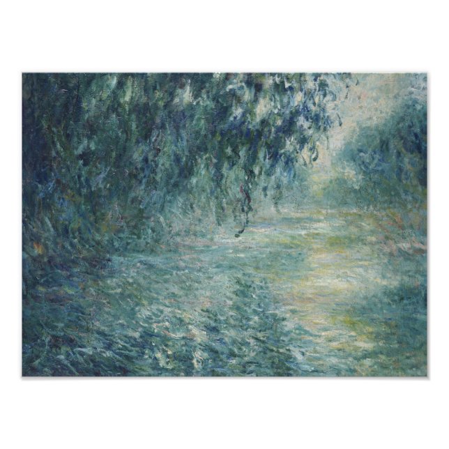 Foto Claude Monet - Manhã no Sena (Frente)