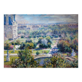 Foto Claude Monet - O Jardim das Tuilarias