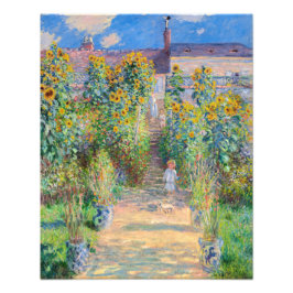 Foto Claude Monet - O Jardim do Artista em Vetheuil