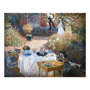 Foto Claude Monet - O Luncheon, painel decorativo
